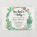Search for cactus baby girl shower invitations Mexican