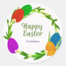 Search for happy easter egg stickers Festive