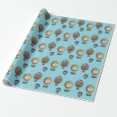 Search for hot air balloon wrapping paper Vintage