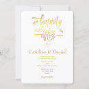 Search for faux gold foil wedding invitations Script