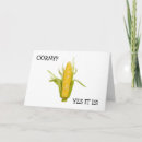 Search for corn cartoon cards Corn on the cob