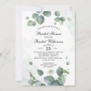 Search for nature bridal shower invitations Eucalyptus