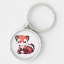 Search for cute red panda key rings Kawaii