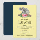 Search for koala bear baby shower invitations Watercolor