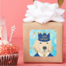 Search for golden retriever birthday stickers For kids