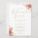 Search for autumn rehearsal dinner invitations Calligraphy script
