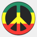 Search for rastafarian stickers Red