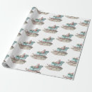 Search for santa beach wrapping paper Nautical