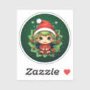Search for cute christmas elf stickers Xmas