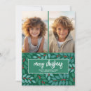 Search for 2 photo christmas cards Botanical