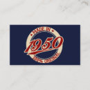 Search for 1950s business cards 50's