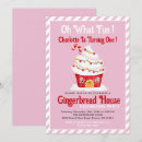 Search for oh what fun birthday invitations Gingerbread house