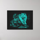 Search for wolf canvas prints Night
