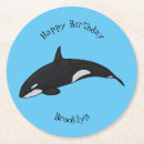 Search for whales coasters Killer whale