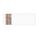 Search for crayon return address labels Colouring