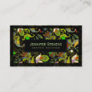 Search for peacocks business cards Black