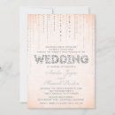 Search for silver and peach wedding invitations Orange