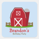 Search for red farm stickers Birthday