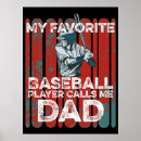 Search for funny baseball posters Dad