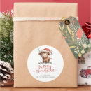 Search for cute cows stickers Merry christmas