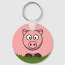 Search for cartoon pig key rings Pink