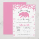 Search for winter baby girl shower invitations Snowflake