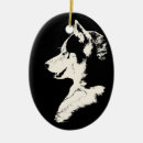Search for siberian husky christmas tree decorations Keepsake