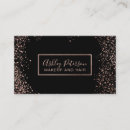 Search for confetti business cards Rose gold