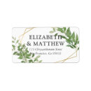 Search for geometric return address labels Watercolor