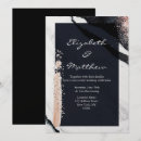 Search for pink black gold white invitations Calligraphy
