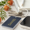 Search for plain blue key rings Minimalist