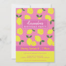 Search for pink lemonade birthday invitations Sweet