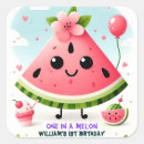 Search for cute melon stickers Fruit birthday party