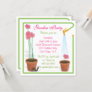 Search for flower pot invitations Bridal