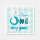 Search for gingham napkins 1st birthday