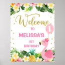 Search for hawaiian welcome signs Pink flamingo