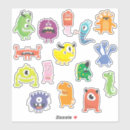 Search for silly monsters stickers Kids