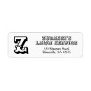 Search for construction return address labels Plain