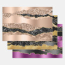 Search for purple foil wrapping paper Black