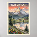 Search for vintage matterhorn posters Switzerland