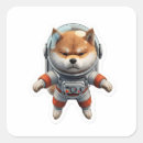 Search for alien dog stickers Space