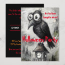 Search for crow halloween invitations Typography