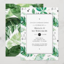 Search for rainforest wedding invitations Leaves