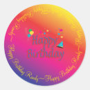 Search for happy birthday bag stickers Party