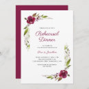 Search for burgundy rehearsal dinner invitations Script