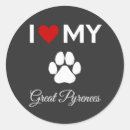 Search for great pyrenees stickers Dog