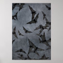 Search for flying bats posters Black