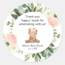 Search for pink bear stickers Thank you beary much
