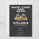 Search for mechanic birthday invitations Racing