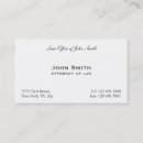 Search for attorney business cards Attorney at law